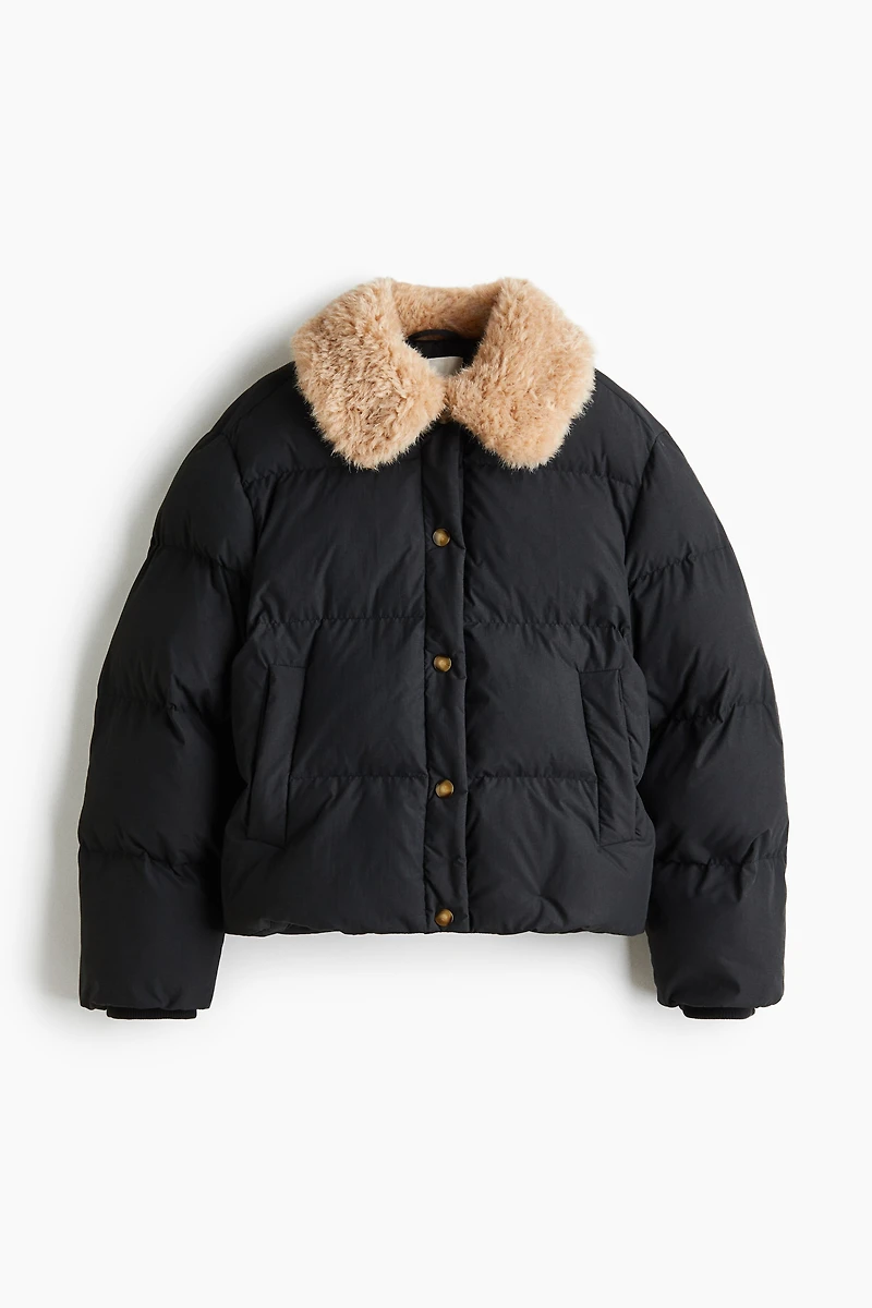 Puffer Jacket with Collar