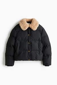 Puffer Jacket with Collar