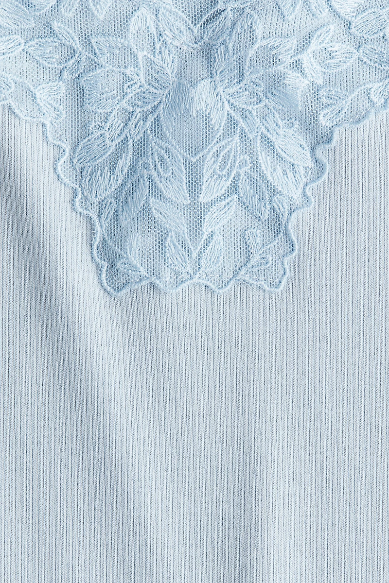 Lace-Trimmed Camisole Top