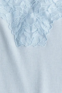 Lace-Trimmed Camisole Top