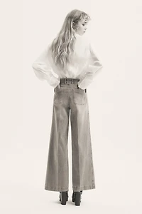 Wide High Jeans