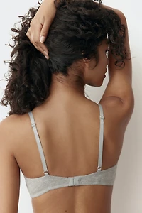 2-pack Padded Soft-cup Cotton Bras