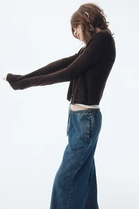 Denim Drawstring Pants