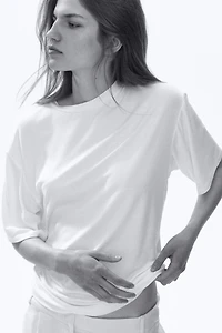 Draped Viscose Top
