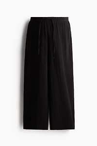 MAMA Wide-Leg Muslin Pants