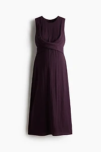 MAMA Nursing Dress with Ties at Back