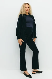 MAMA Flared Velour Pants