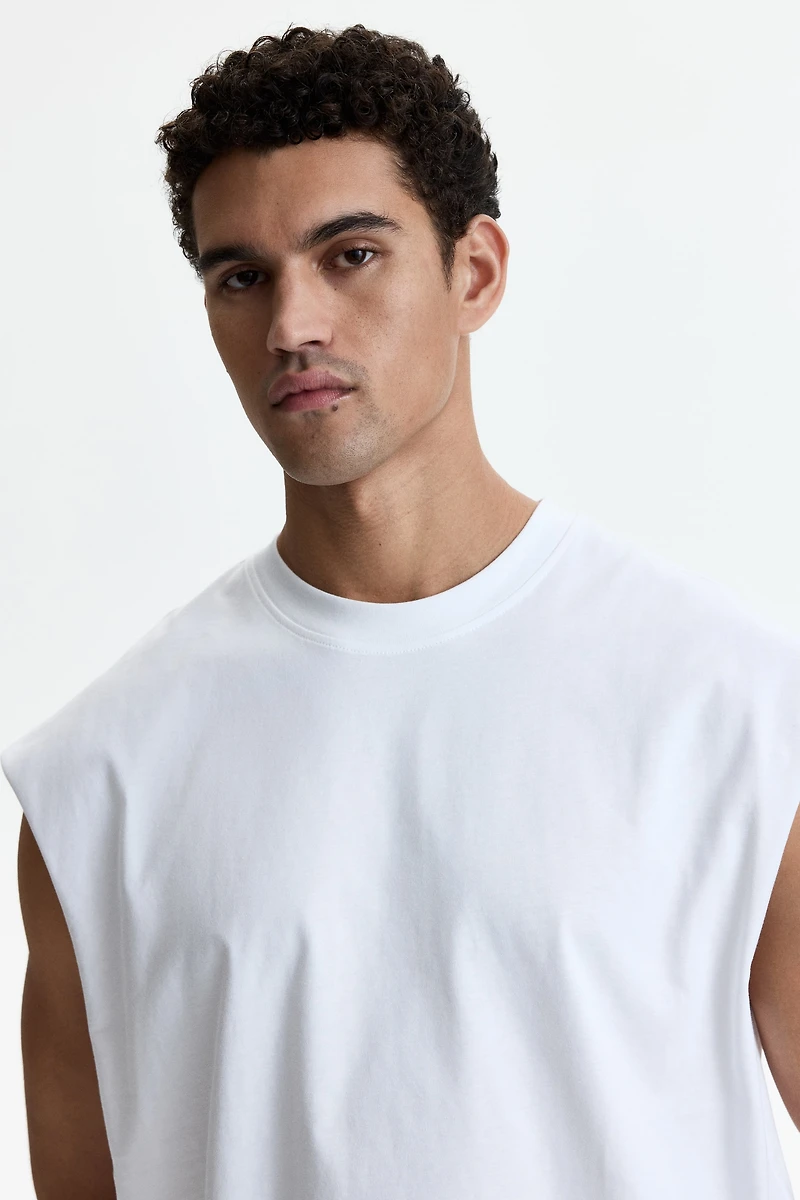 Relaxed-Fit Cotton Tank Top