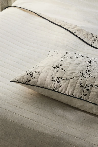 Linen-Blend Cushion Cover