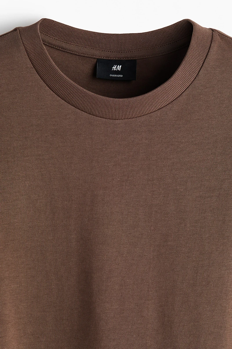 T-shirt à manches longues grande taille en jersey