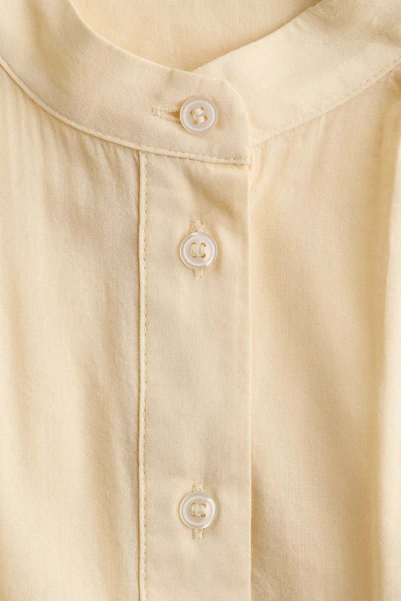 Cotton-Blend Blouse