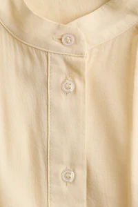 Cotton-Blend Blouse