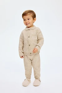 2-piece Cardigan and Pants Set