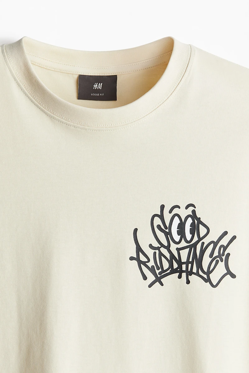 T-shirt imprimé Coupe Flottante