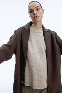 MAMA Slit-Hem Sweater