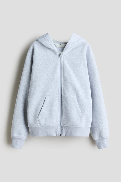 Veste à capuchon fermeture éclair