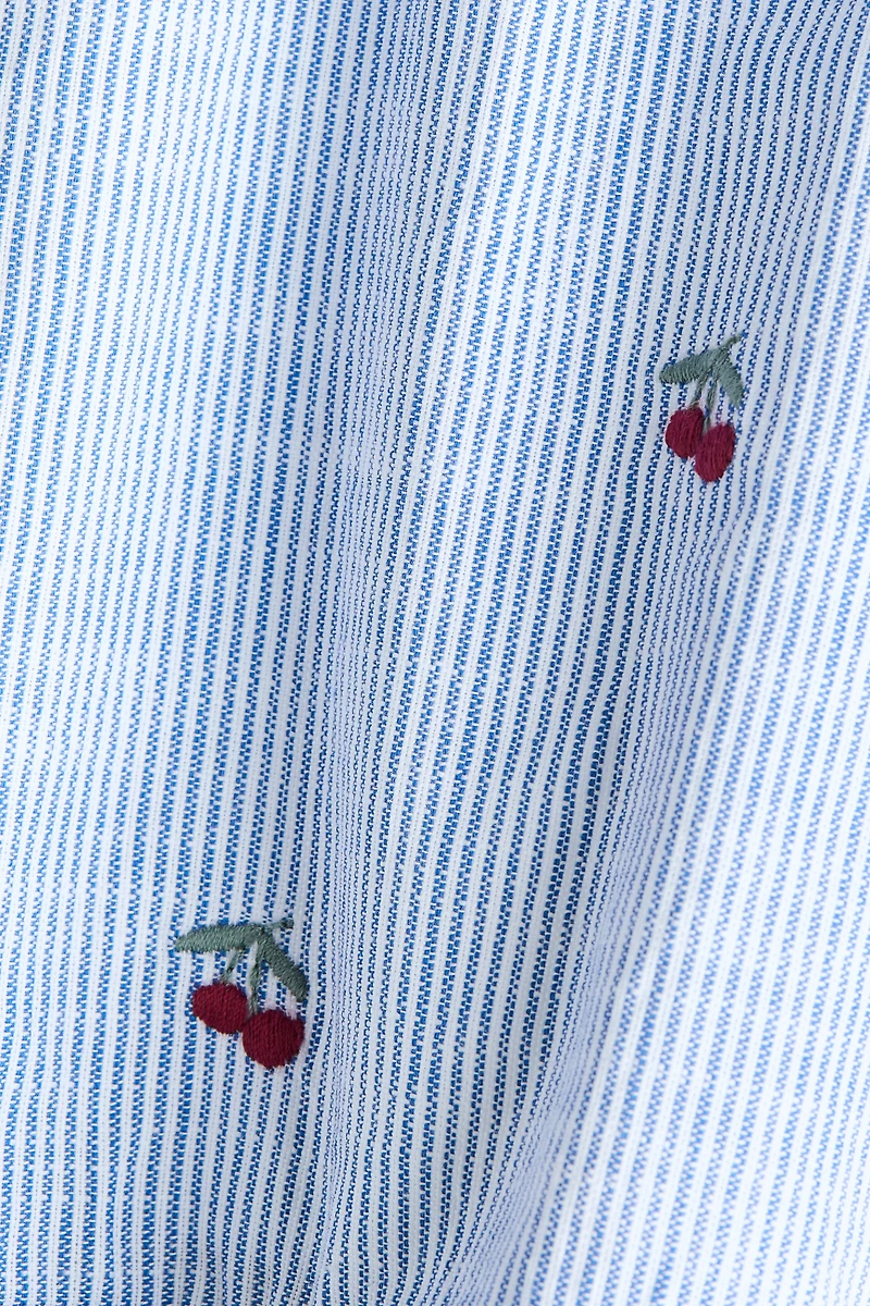 Embroidered-Detail Dress