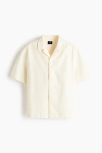 Relaxed-Fit Waffled Resort Shirt
