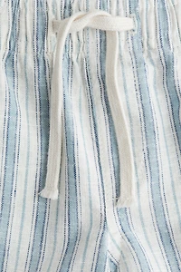 Linen-Blend Shorts