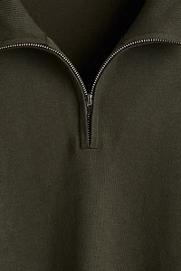 Regular-Fit Half-Zip Sweater