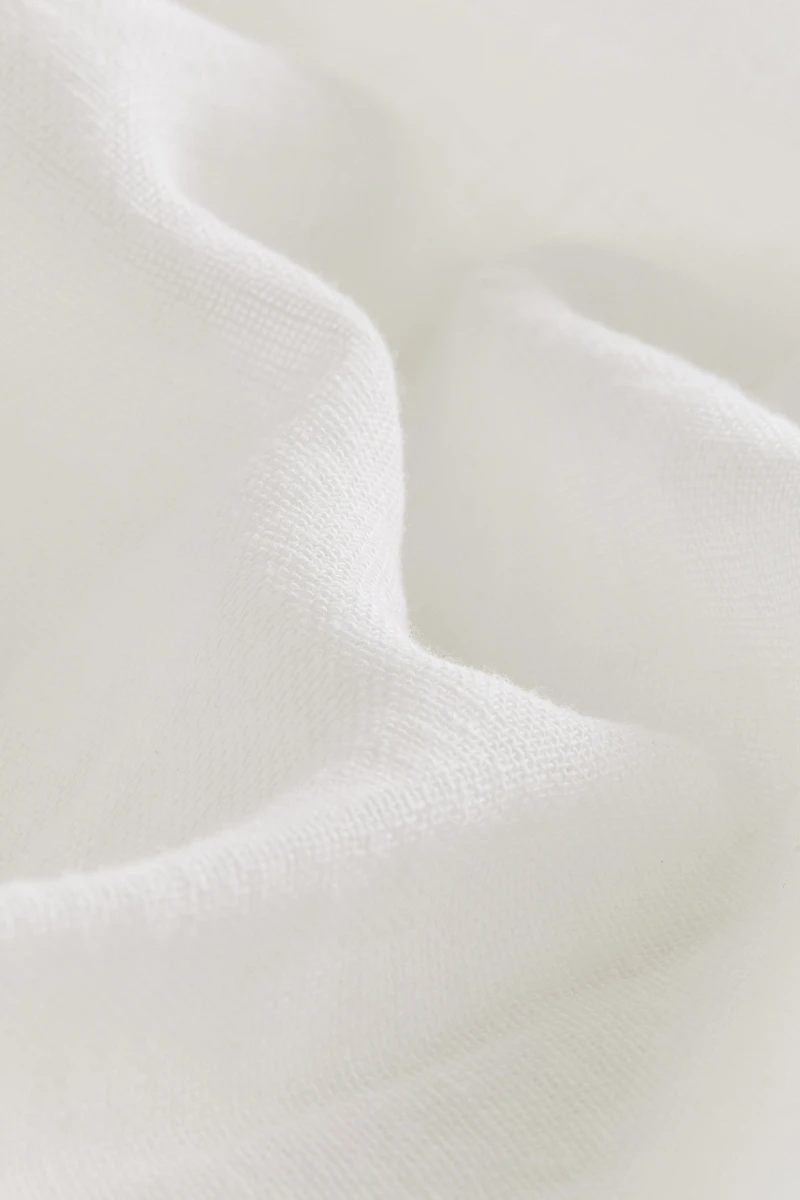 One-pack Long and Wide Linen-Blend Curtain Panel