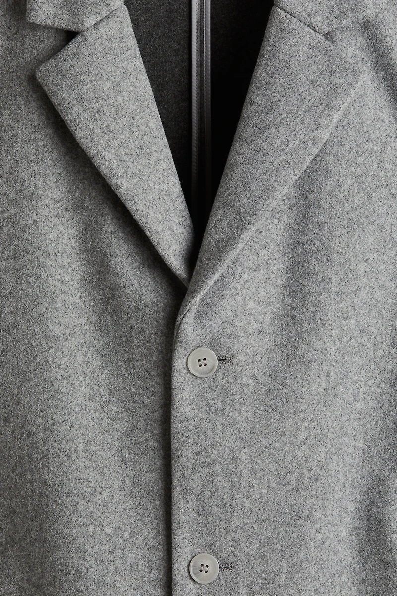 Slim Fit Wool-Blend Coat