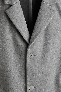 Slim Fit Wool-Blend Coat
