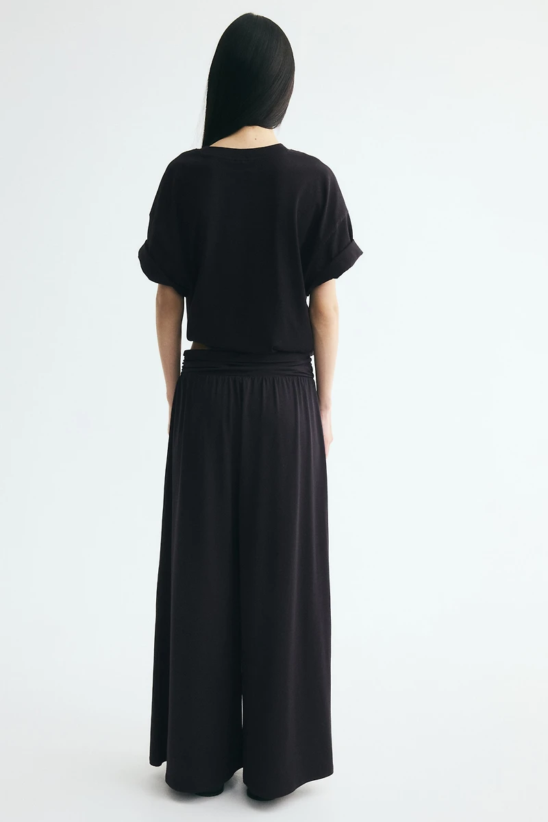 Draped Pull-On Pants