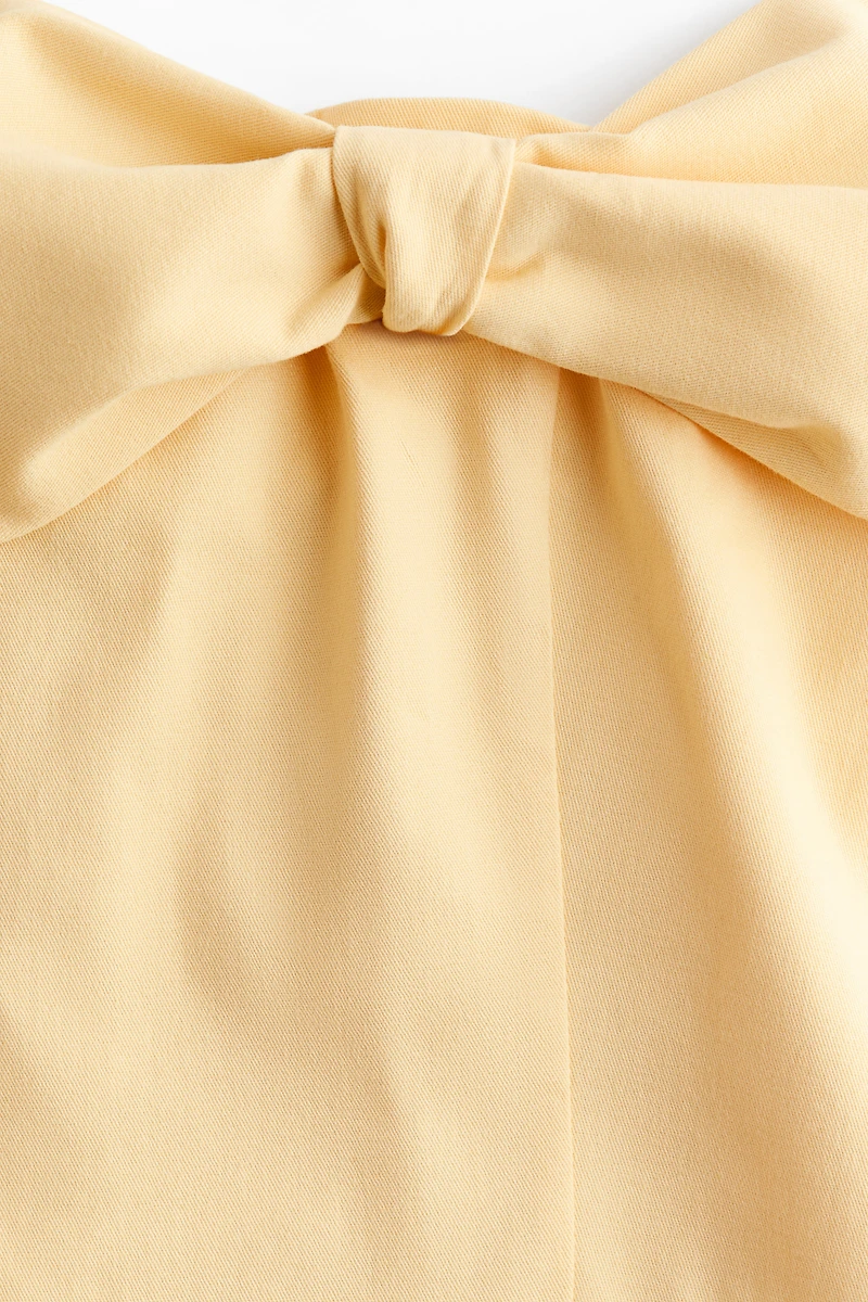 Bow-Detail Bandeau Dress
