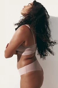 Padded Soft-Cup Microfiber Bra