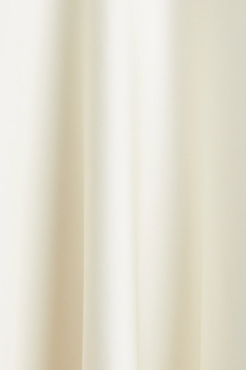 V-Neck Satin Dress