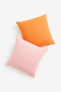 2-pack Cotton Canvas Cushion Covers