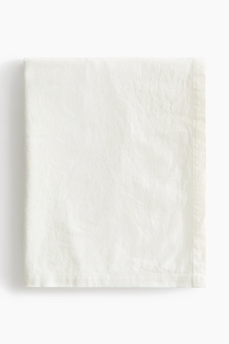 Linen-Blend Tablecloth