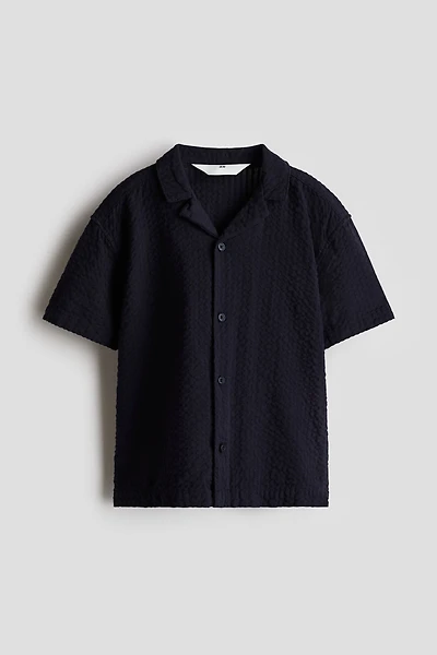 Cotton Seersucker Shirt