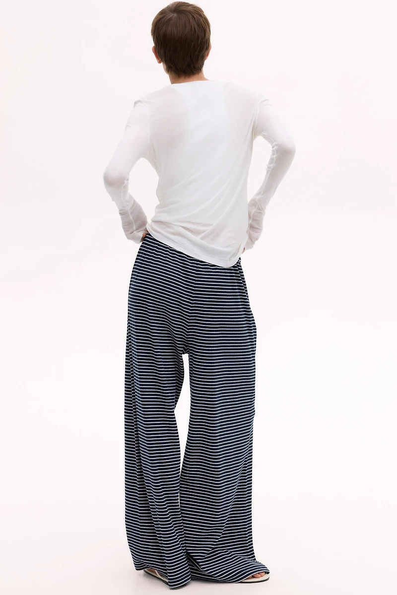 Ribbed Drawstring Pants