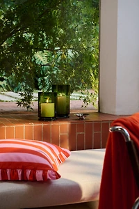 Large Glass Candle Lantern