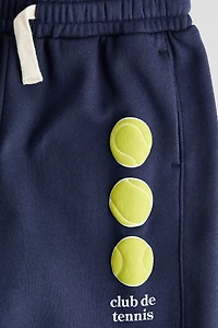 Embroidered-Detail Joggers