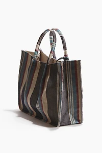 Fourre-tout en tissu jacquard