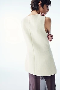 Wool-Blend Knit Vest