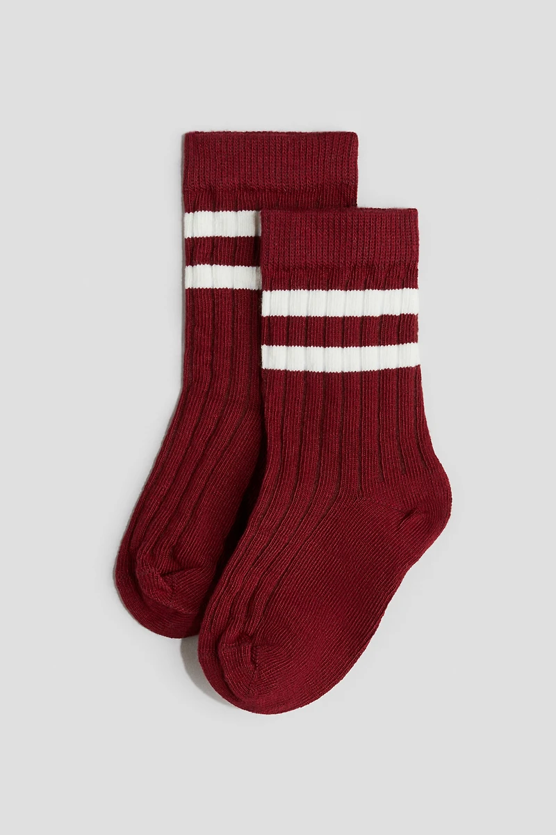 4-Pack Rib-Knit Socks