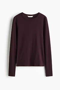 Long-sleeved Jersey Top