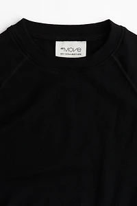 Haut moulant de base ski en laine