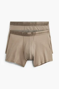 Lot de 2 caleçons boxeurs Lycra🅫 mi-longs