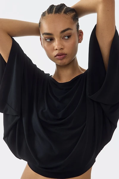 Batwing-Sleeved Top