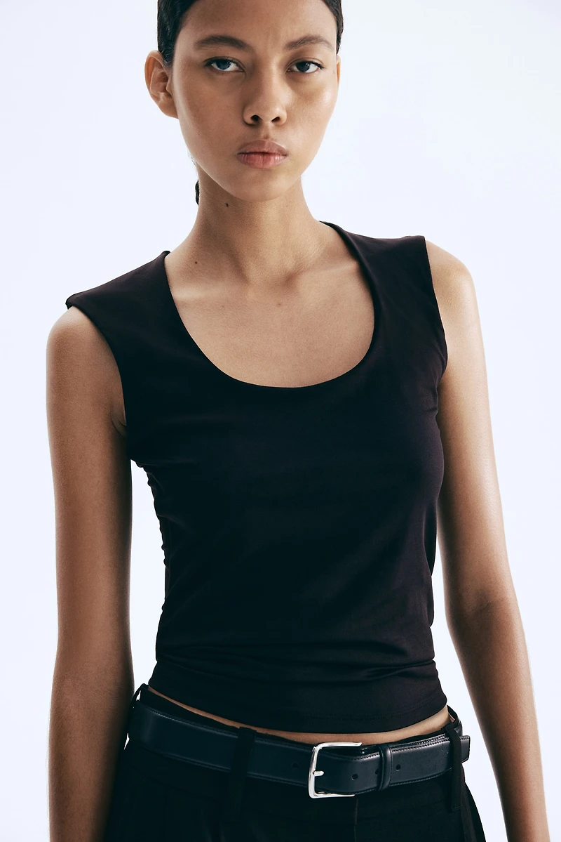 Microfiber Sleeveless Top