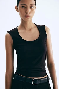 Microfiber Sleeveless Top