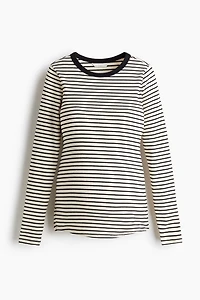 MAMA Ribbed Jersey Top