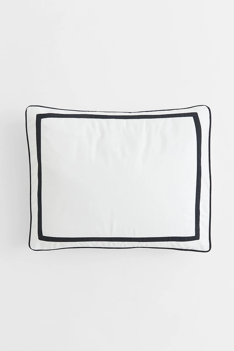 Taie d'oreiller en satin de coton