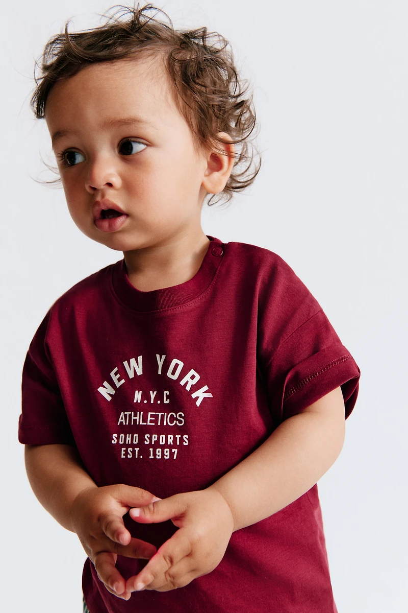 Printed Cotton T-Shirt