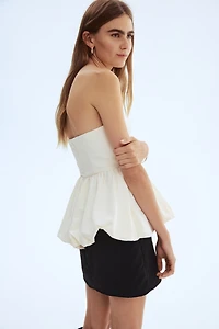 Peplum Bandeau Dress